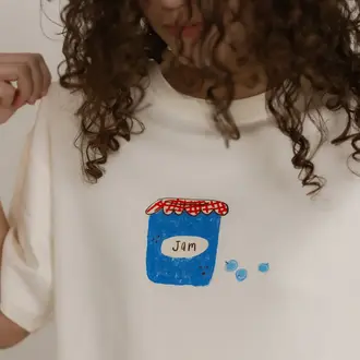 Pigeon Said Please Pigeon Said Please Adult Blueberries Tee
