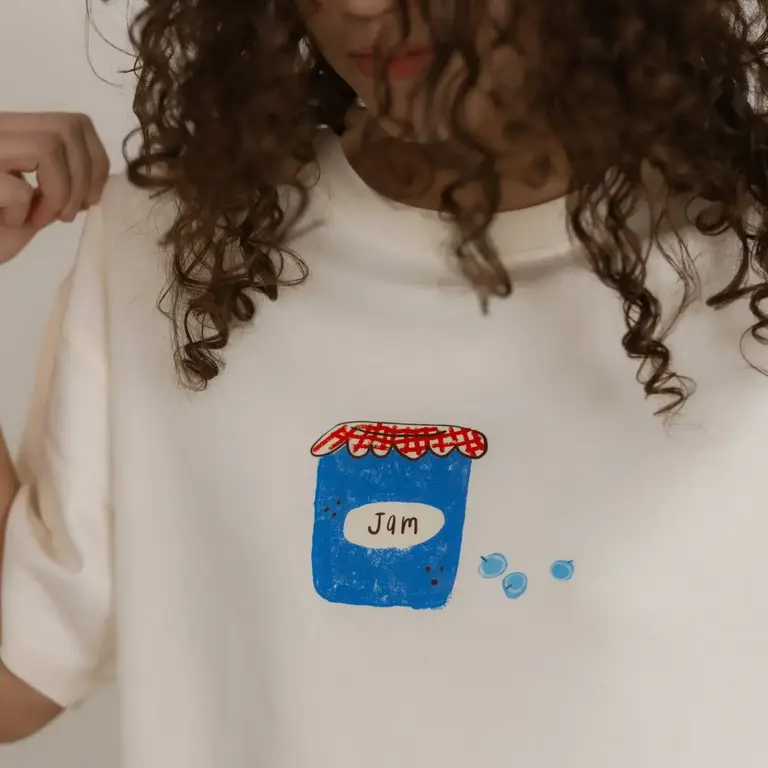 Pigeon Said Please Pigeon Said Please Adult Blueberries Tee