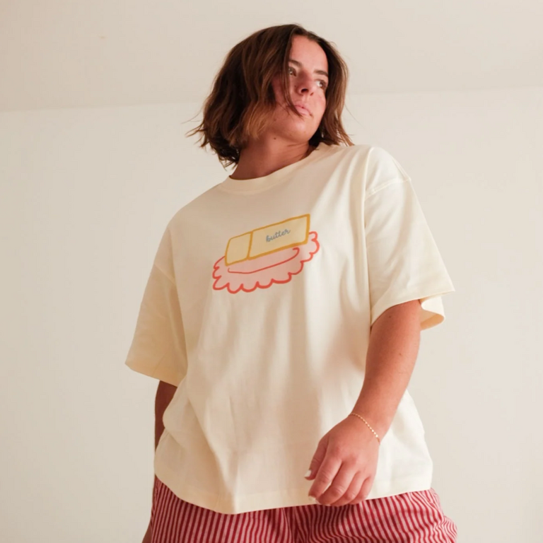 Pigeon Said Please Pigeon Said Please Adult Butter Dish Tee