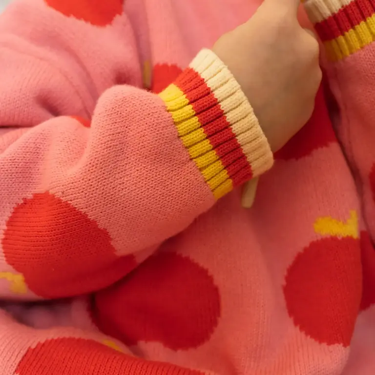Pigeon Said Please Pigeon Said Please Kids Cotton Sweater Pink Me