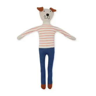 Sophie Home Sophie Home - Knit Cotton Stuffed Animal - Red Dog