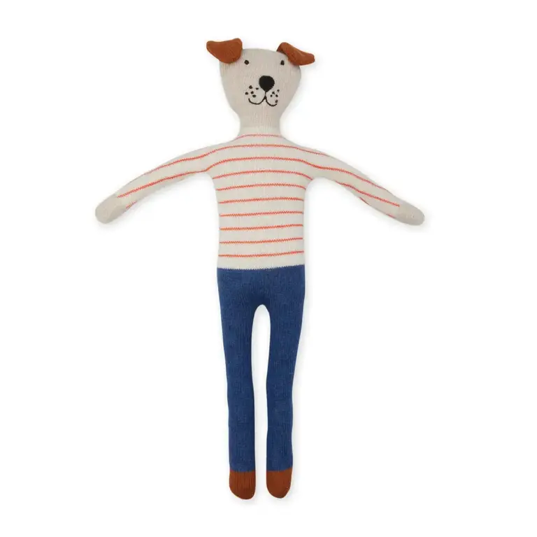 Sophie Home Sophie Home - Knit Cotton Stuffed Animal - Red Dog