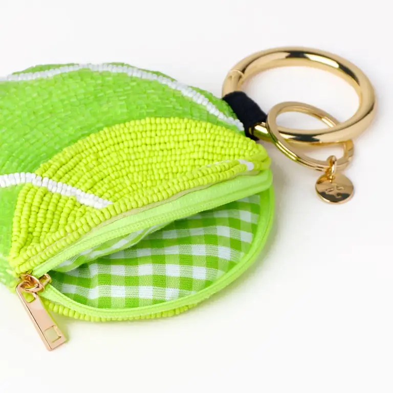 Ink + Alloy Ink + Alloy Mary Tennis Ball Beaded Coin Purse