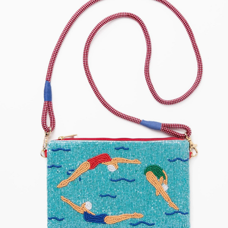 Ink + Alloy Ink + Alloy Leila Swimmers Seed Bead Purse