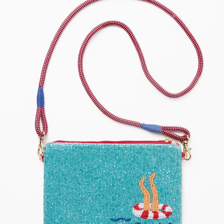Ink + Alloy Ink + Alloy Leila Swimmers Seed Bead Purse