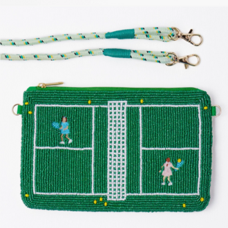 Ink + Alloy Ink + Alloy Leila Tennis Seed Bead Purse