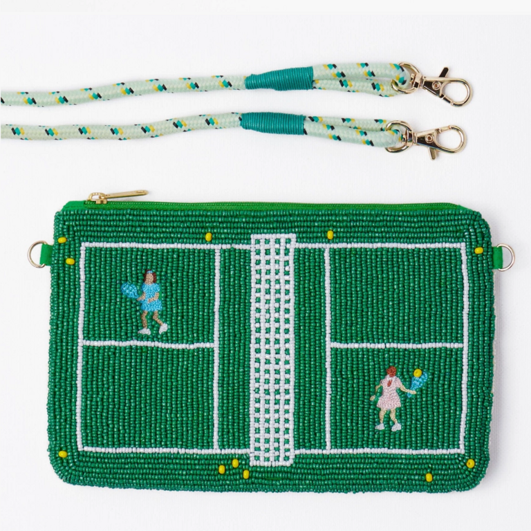 Ink + Alloy Ink + Alloy Leila Tennis Seed Bead Purse