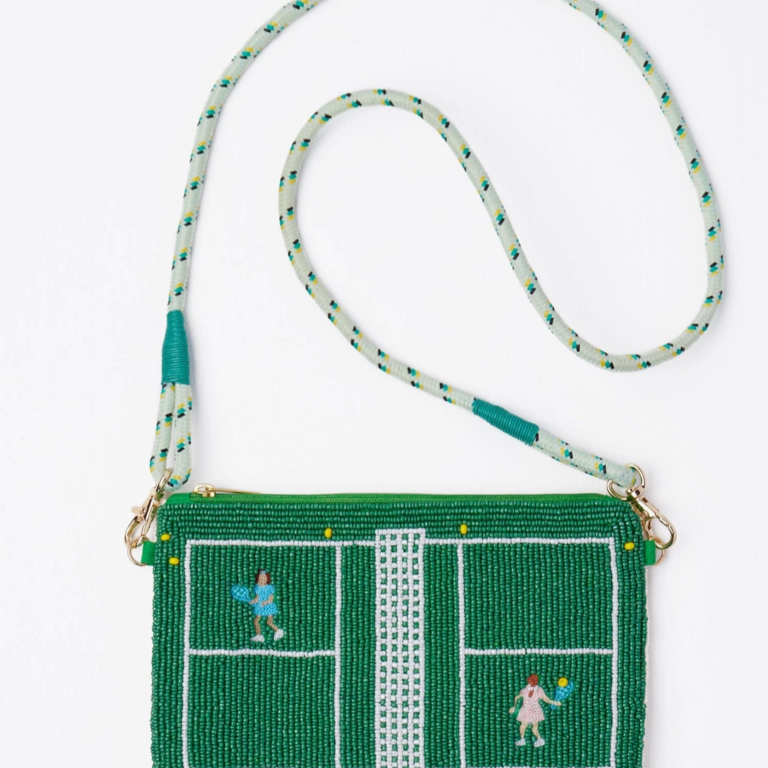 Ink + Alloy Ink + Alloy Leila Tennis Seed Bead Purse