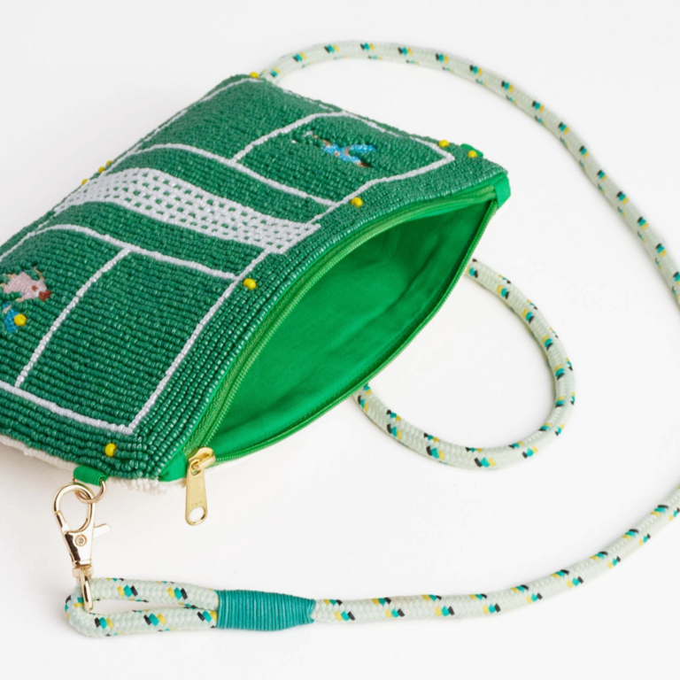Ink + Alloy Ink + Alloy Leila Tennis Seed Bead Purse