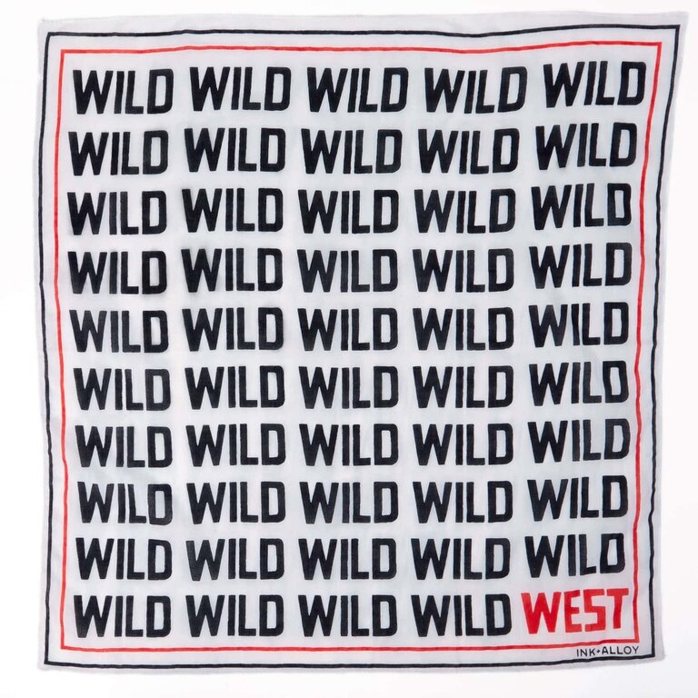 Ink + Alloy Ink + Alloy Carson Square Cotton Scarf - Wild West 21"