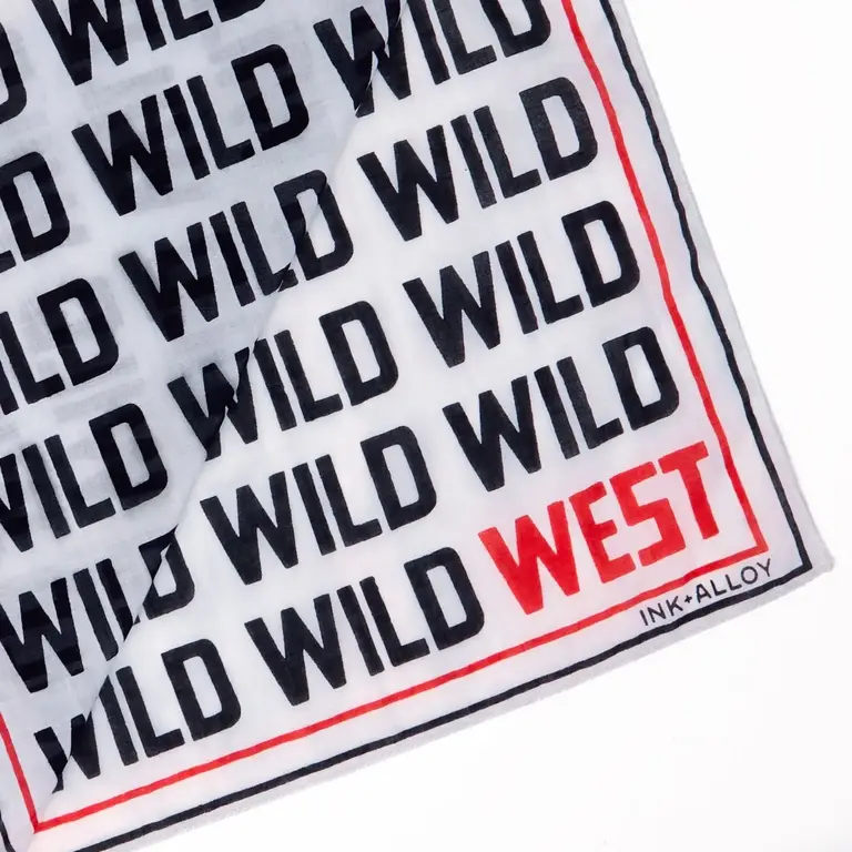 Ink + Alloy Ink + Alloy Carson Square Cotton Scarf - Wild West 21"