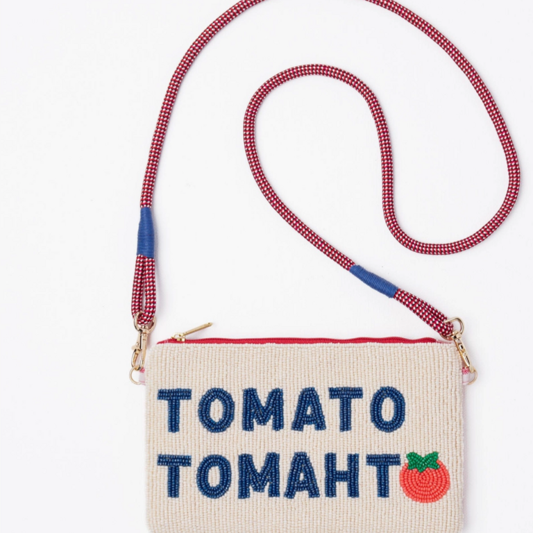 Ink + Alloy Ink + Alloy Tomato Tomahto Seed Beed Purse