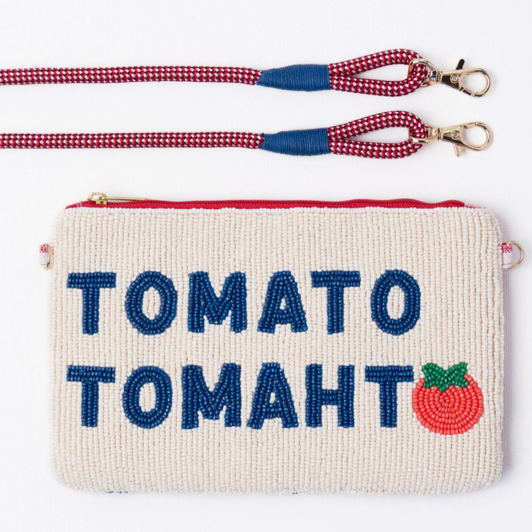 Ink + Alloy Ink + Alloy Tomato Tomahto Seed Beed Purse