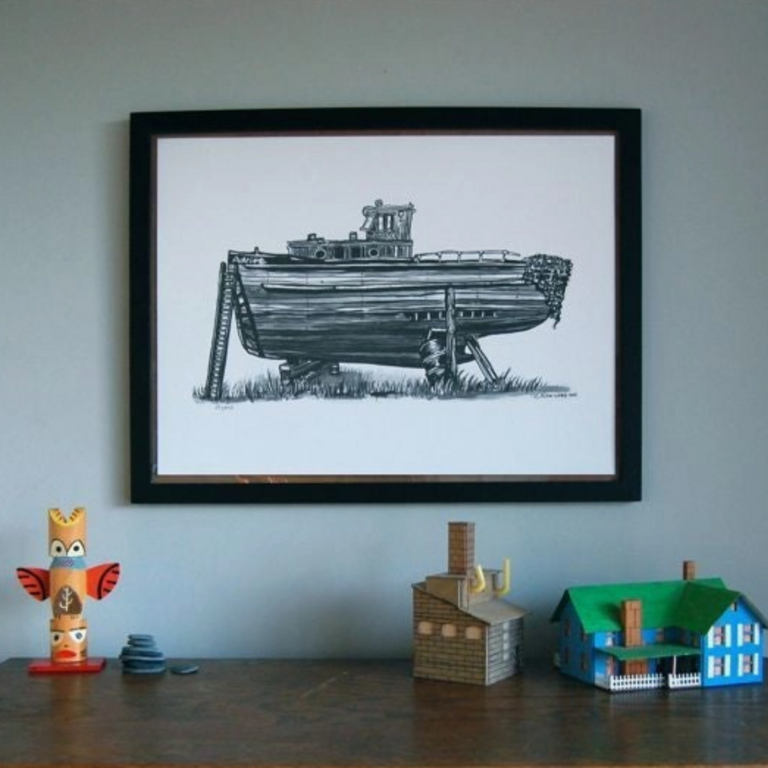 Slow Loris Slow Loris Drydock Lithograph Print 17x23" (unframed)