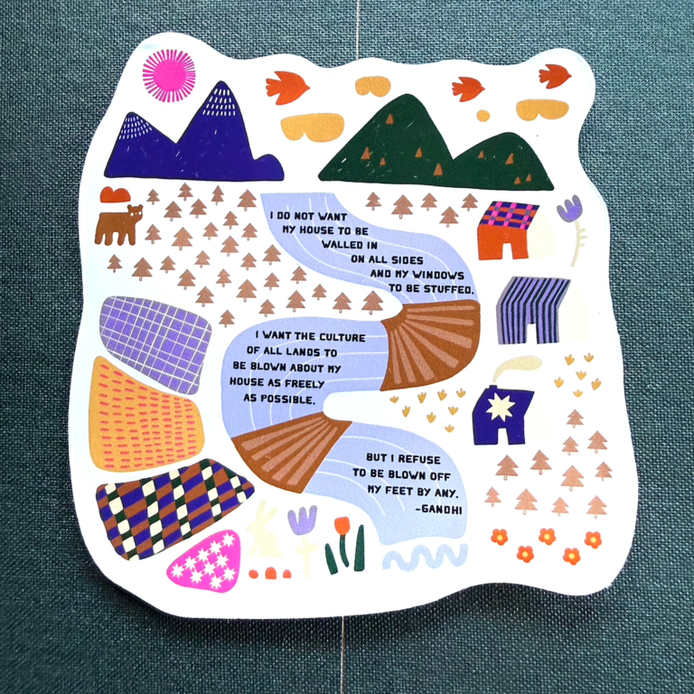 Plenty Good Plenty Good Culture of All Lands Die Cut Sticker