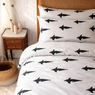 Anorak Anorak Organic Cotton Duvet Set Orca UK King (230x220cm)