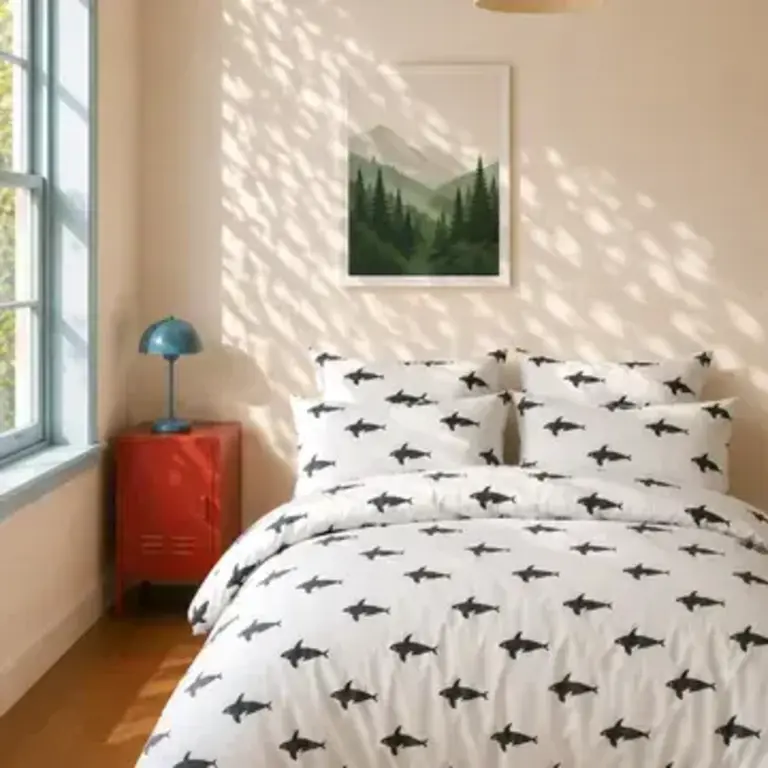 Anorak Anorak Organic Cotton Duvet Set Orca UK Double (200x200cm)
