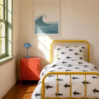 Anorak Anorak Organic Cotton Duvet Set Orca UK Single (200x135cm)