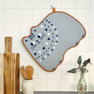 Fika Japan Fika Cat Dish Drying Mat Grey