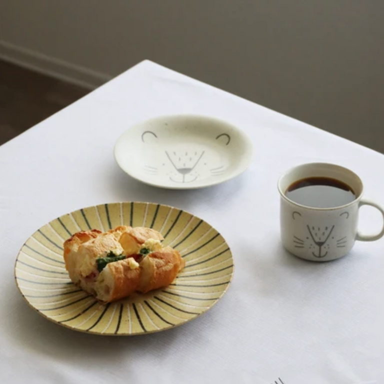 Fika Japan Fika Ceramic Lion Dinner Set / 4