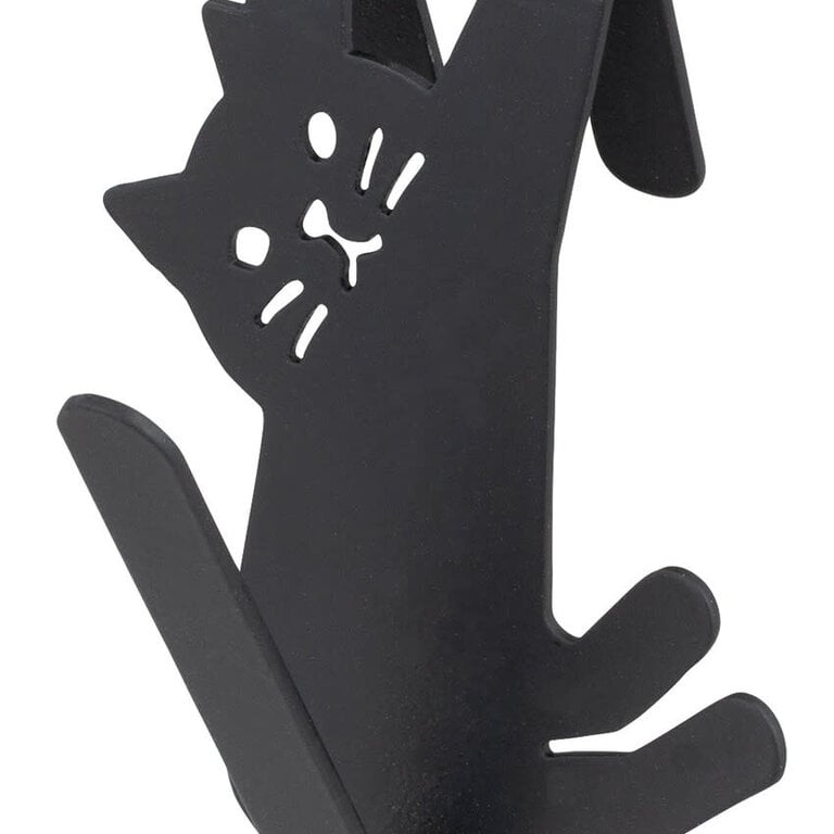 Fika Japan Fika Kitchen Drying Rack Hook Black Cat