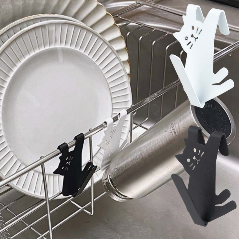 Fika Japan Fika Kitchen Drying Rack Hook White Cat