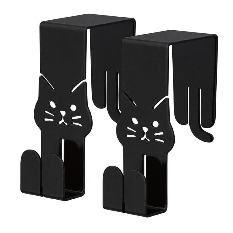 Fika Japan Fika Kitchen Hooks Black Cat S/2