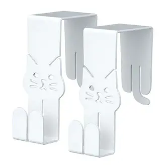 Fika Japan Fika Kitchen Hooks White Cat S/2