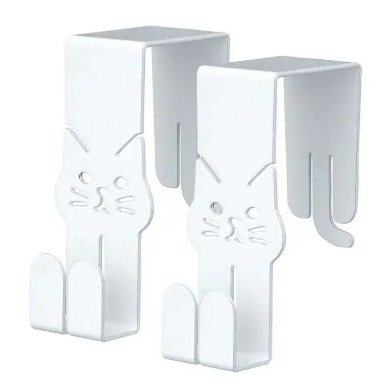 Fika Japan Fika Kitchen Hooks White Cat S/2