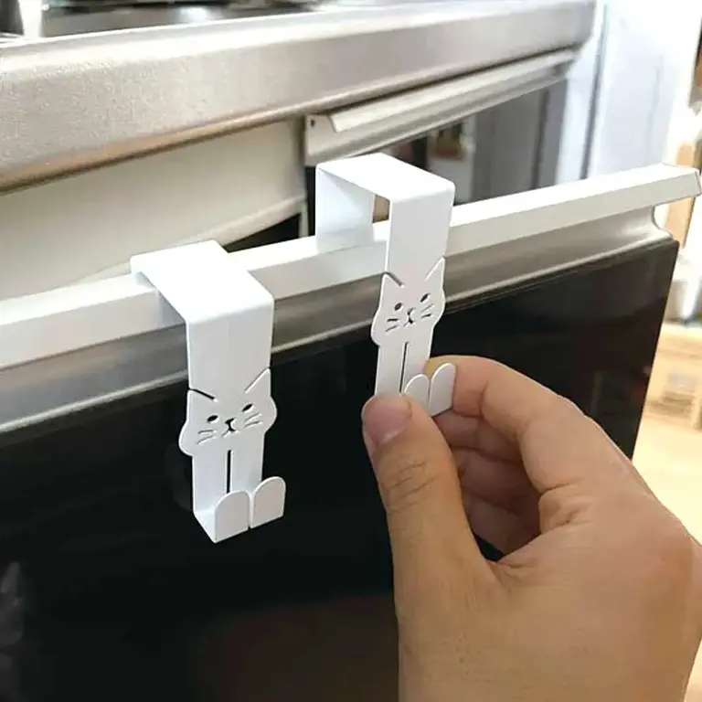 Fika Japan Fika Kitchen Hooks White Cat S/2
