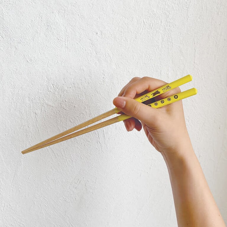 Fika Japan Fika Cat Chopsticks Yellow