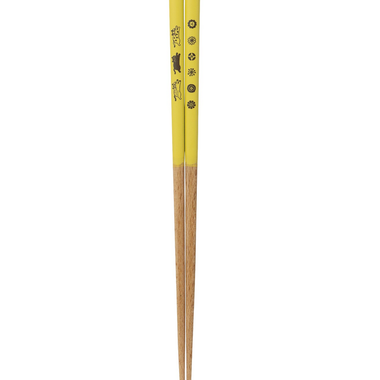 Fika Japan Fika Cat Chopsticks Yellow