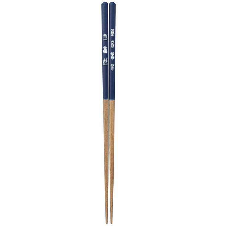 Fika Japan Fika Cat Chopsticks Navy