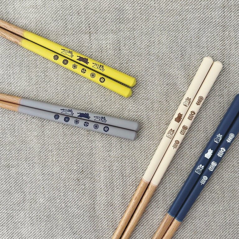 Fika Japan Fika Cat Chopsticks Navy
