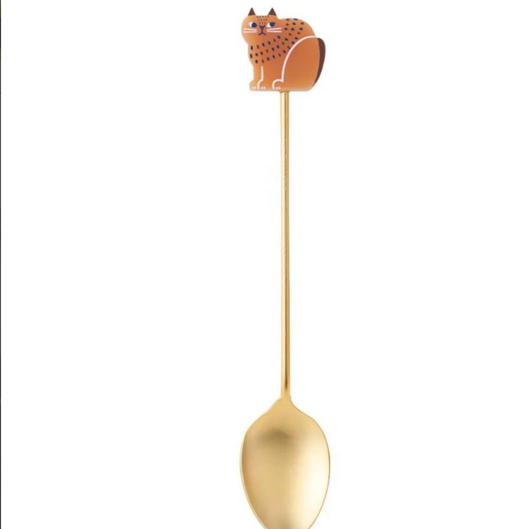 Fika Japan Fika Cat Teaspoon Brown