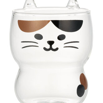 Fika Japan Fika Cat Glass Calico