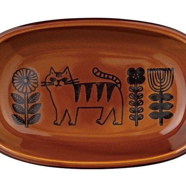 Fika Japan Fika Oval Gratin Baking Dish Caramel