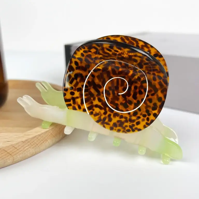 Diva Diva Hair Clip Brown Snail