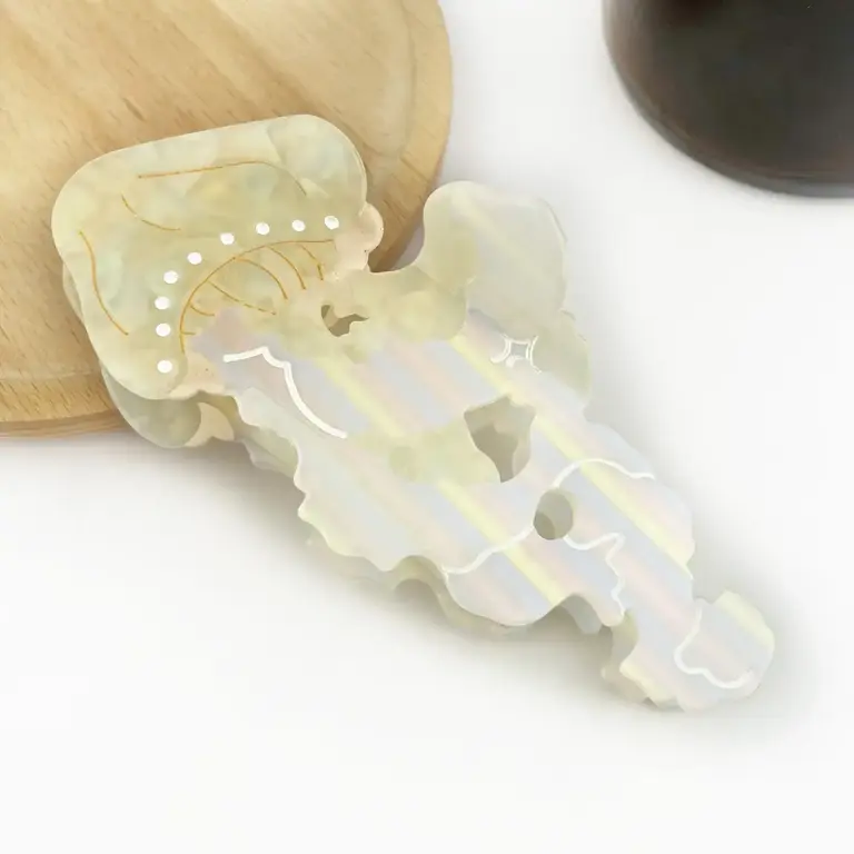 Diva Diva Hair Clip Jellyfish Beige
