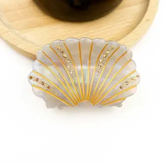 Diva Diva Hair Clip Shell Grey