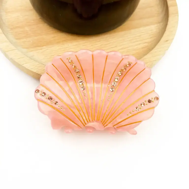 Diva Diva Hair Clip Shell Pink