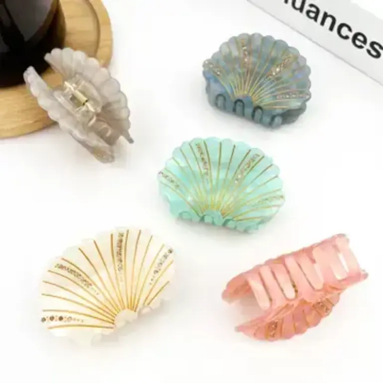 Diva Diva Hair Clip Shell White