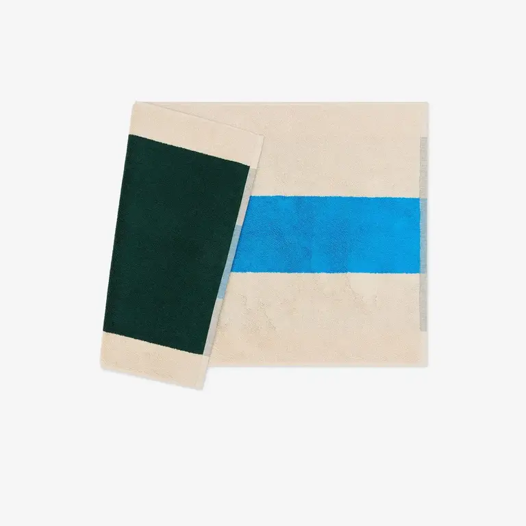 Suite702 Suite 702 Martens Luxury Bath Mat Aqua/Dark Green