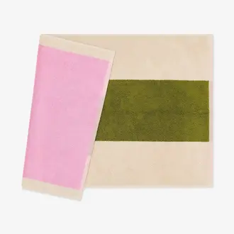 Suite702 Suite 702 Martens Luxury Bath Mat Pink/Olive