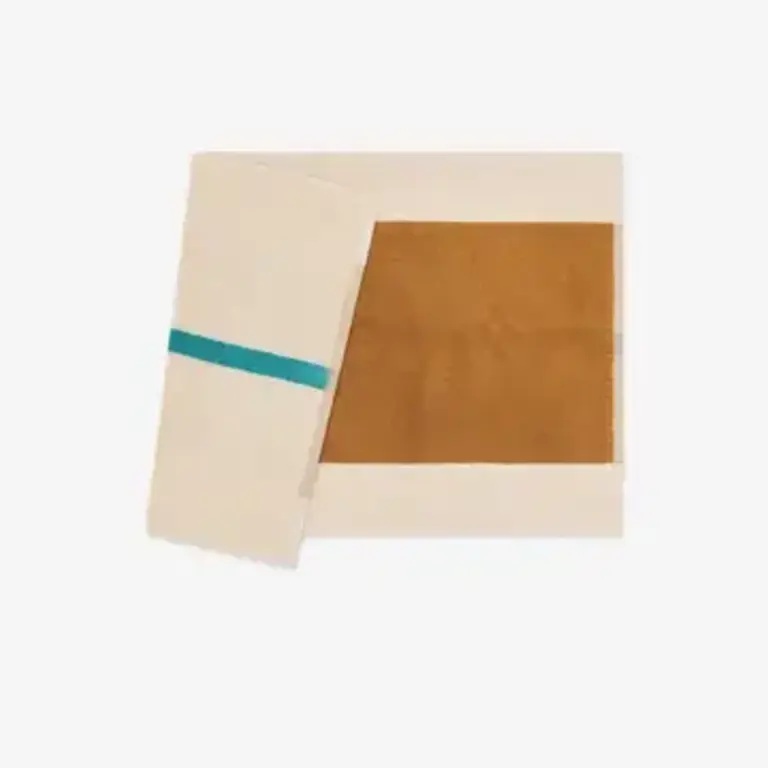 Suite702 Suite 702 Martens Luxury Bath Mat Toffee/Turquoise