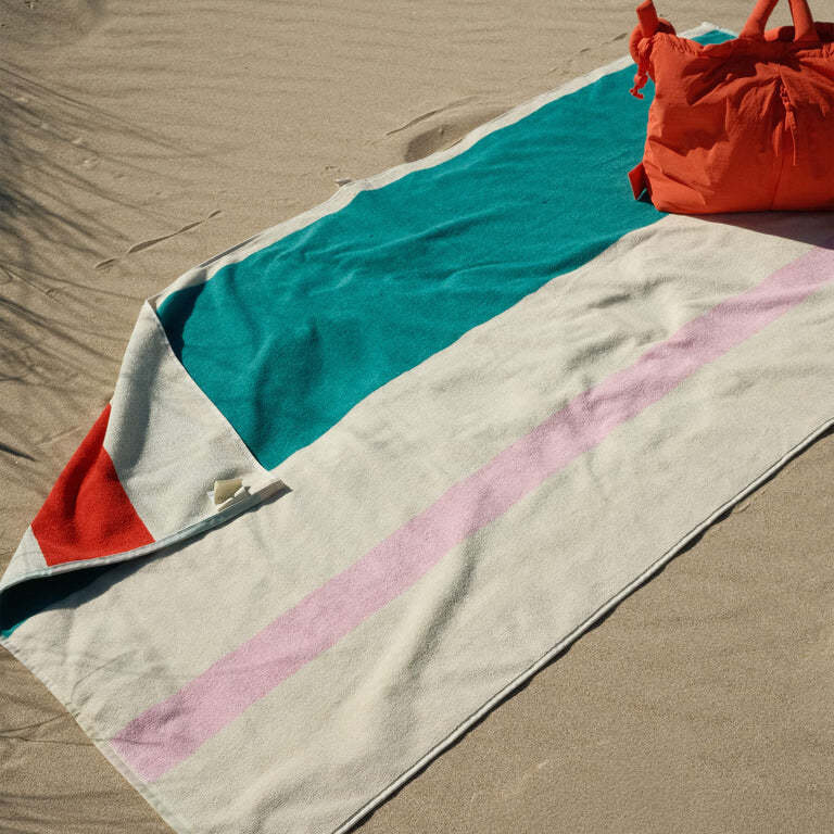 Suite702 Suite 702 Martens Luxury Beach Towel Pink/Turquoise