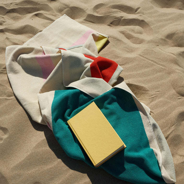 Suite702 Suite 702 Martens Luxury Beach Towel Pink/Turquoise