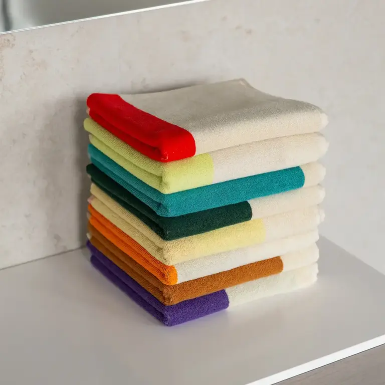Suite702 Suite 702 Martens Luxury Towel 50x100 Red/Yellow