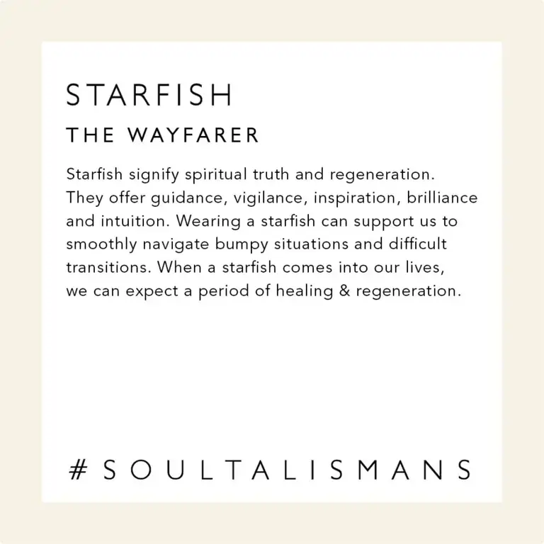 Morning Moon Morning Moon Starfish Pendant - Oxidized Sterling Silver