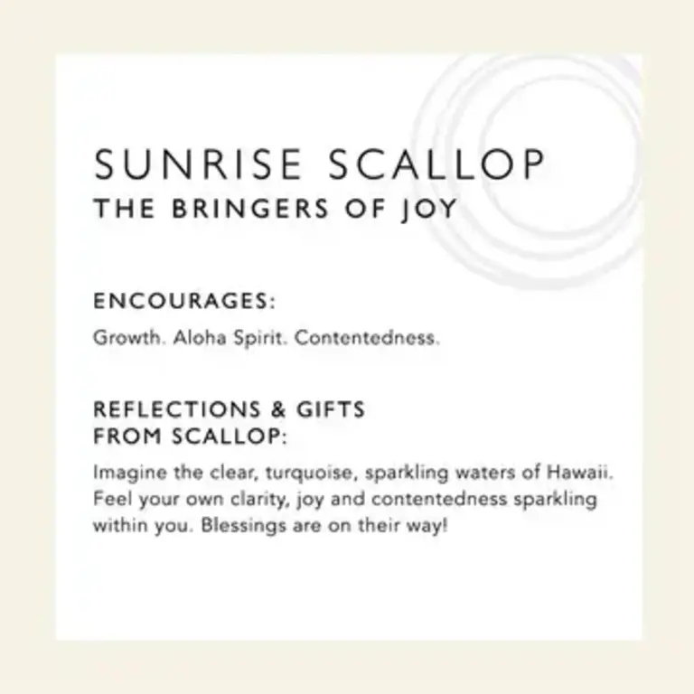 Morning Moon Scallop Shell Pendant - Oxidized Sterling Silver